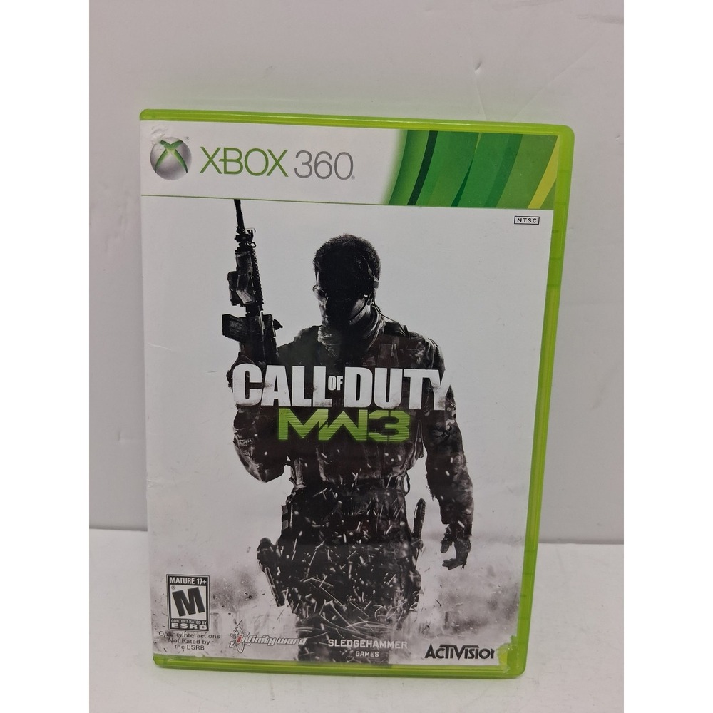 Call of Duty Modern Warfare 3 Xbox 360 MW3 Activision Game with Manual Case